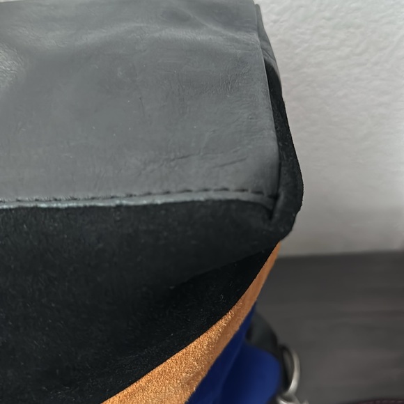 Patricia Nash Suede Color Black Multi Satchel - Picture 9 of 11